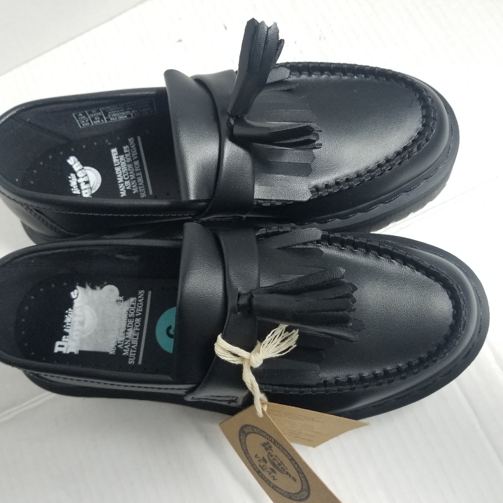 NWT DR MARTENS WOMEN'S ADRIAN QUAD MONO BLACK SIZE 6 - Picture 9 of 16